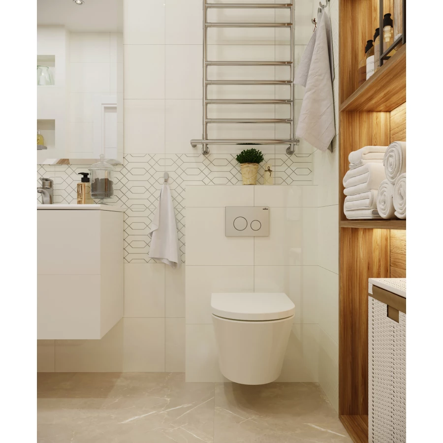 Унитаз Lavinia Boho Relfix Biore Compacto Rimless 75110169 (комплект 7 в 10)