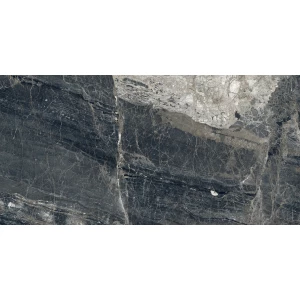Керамогранит Laparet Lunar Nero матовый+гл.чернила графитовый 160х80 см