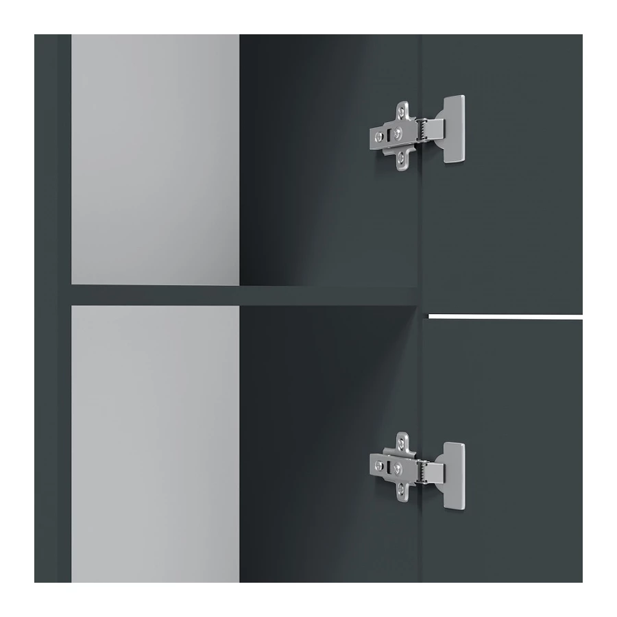 Шкаф-пенал напольный Am Pm Gem правый графит матовый M90CSR0306GM 30 см