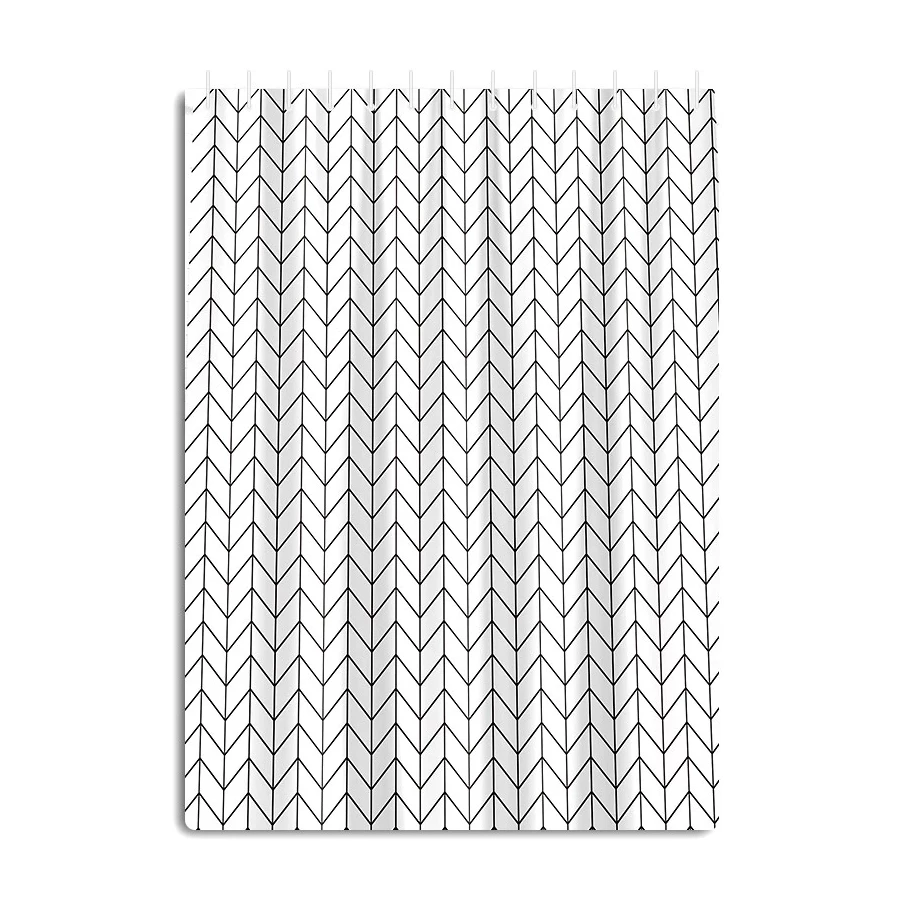 Штора для ванной Haiba узор HB75003 180x180 см