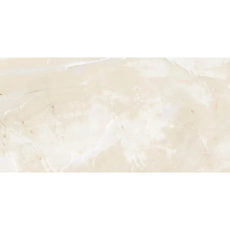 Керамический гранит Kerranova Onice Milky Lapp K-95/LR 120х60x1 см