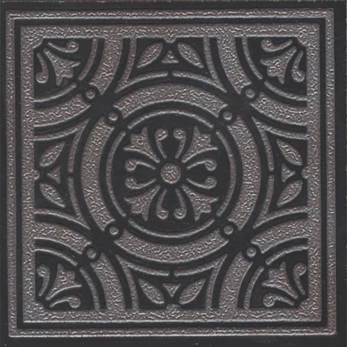 Вставка Kerama Marazzi Тьеполо 2 обрезная матовая черная OS/A344/SG618420R 9,6x9,6 см