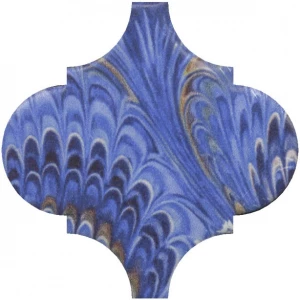 Плитка настенная Kerama Marazzi Арабески Венеция Декор матовый синий VT\A624\65000 6,5x6,5 см