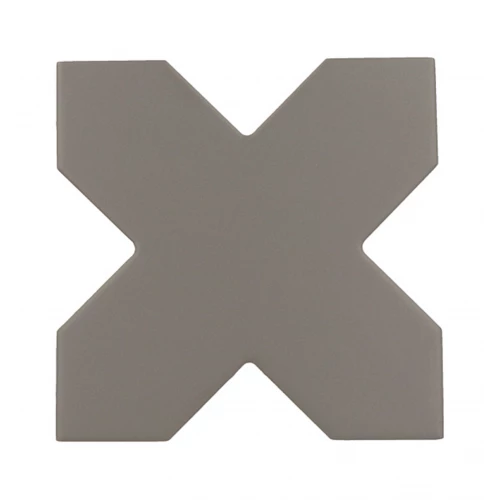 Керамогранит Equipe Porto Cross Black матовый серый 30618 12x12 см