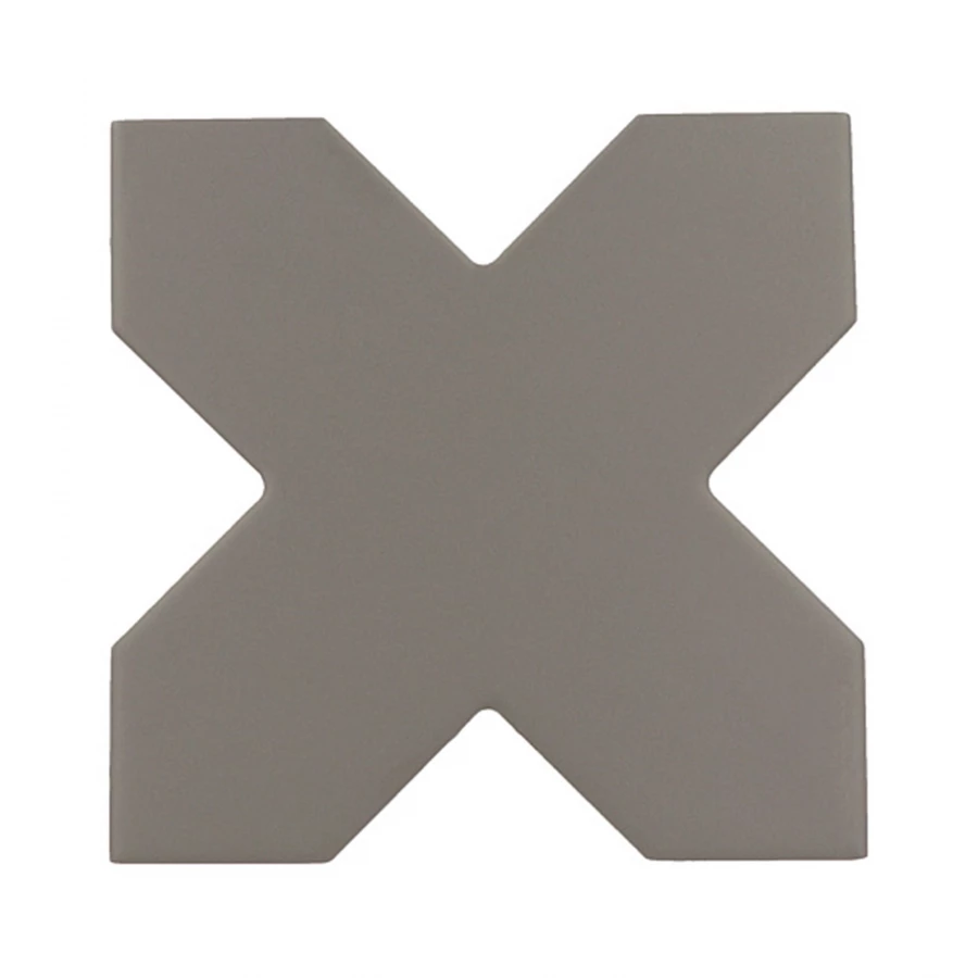 Керамогранит Equipe Porto Cross Black матовый серый 30618 12x12 см