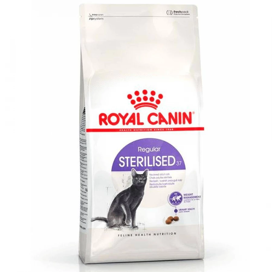 Корм для стерилизованных кошек с 1 до 7 лет Royal Canin sterilised 37 10 кг 