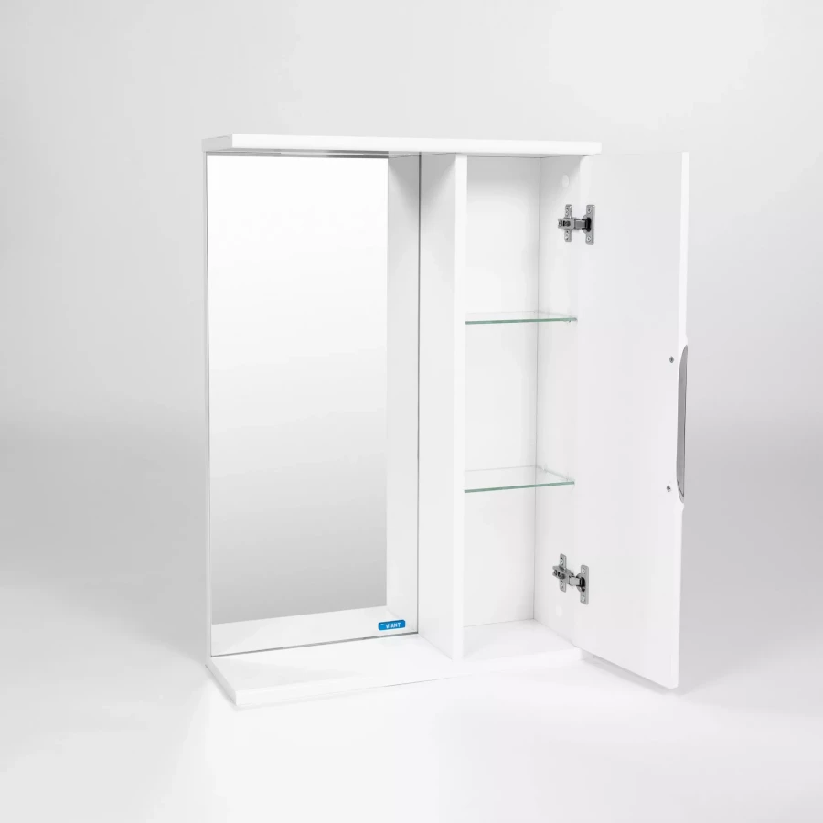 Зеркальный шкаф Viant Лима 50 без света VLIM50-ZSH 50х70 см