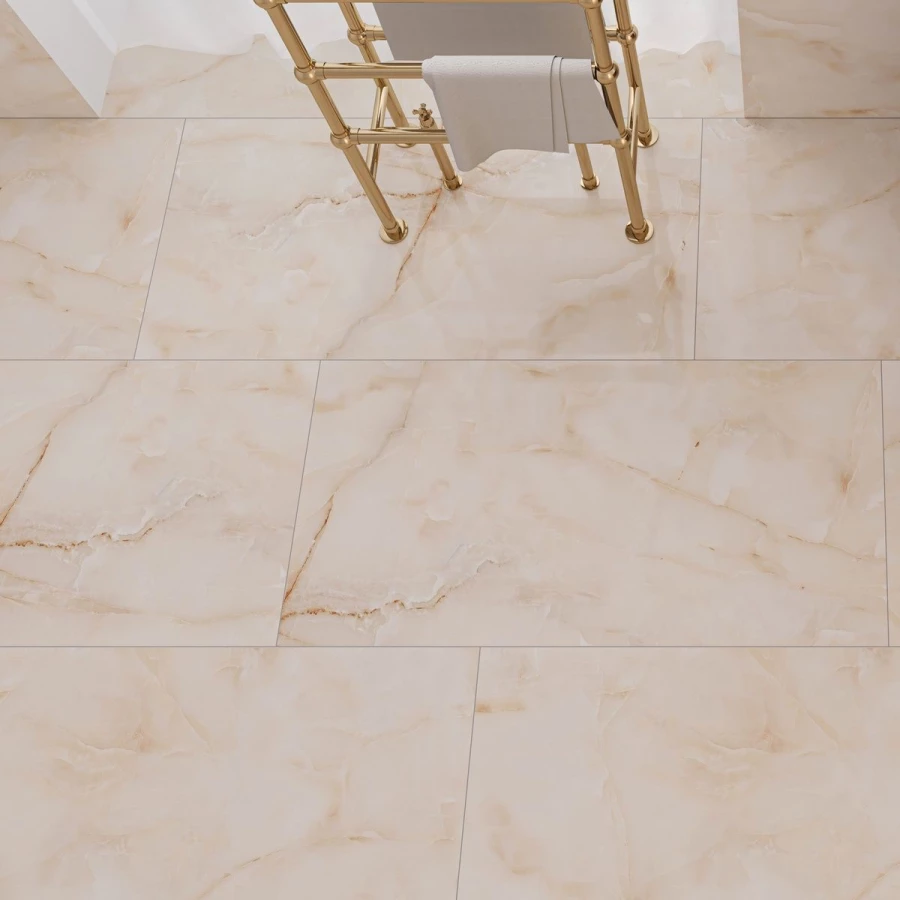 Керамогранит Neodom Concept Miel Polished глянцевый бежевый CV20190 120x60 см