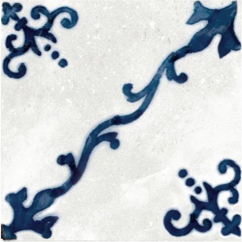 Керамогранит Nanda Tiles Терра Эвелина / Terra Evelina полуматовый синий 11,5x11,5 см