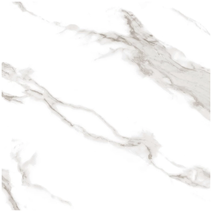 Керамогранит Ceradim Calacatta Sharp Silver белый Полированный 60х60 см