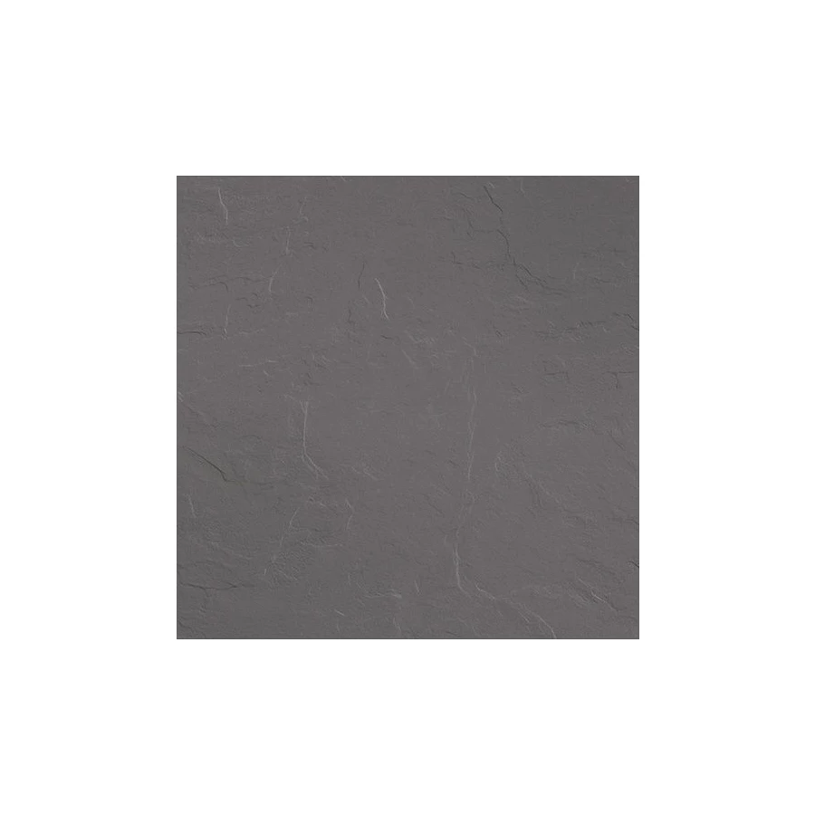 Керамогранит Уральский гранит Моноколор Черный рельеф UF013R 60х60 см