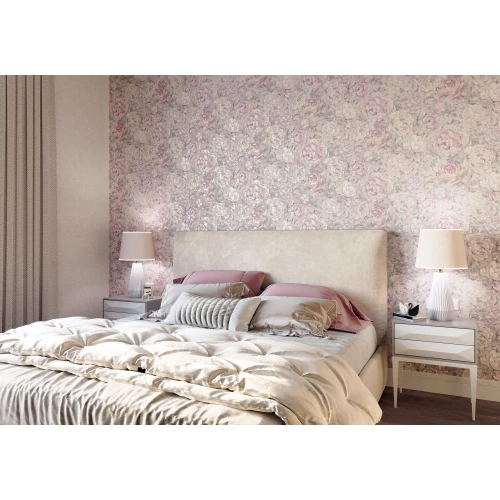 Обои флизелиновые Palitra Life Палитра Colette бежевые PL71675-24 1.06х10.05 м