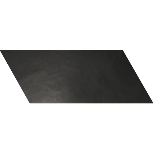Плитка керамическая Equipe Чеврон Негро Мате Ригхт / Chevron Negro Mate Right матовая черная 23203 20,5х9 см
