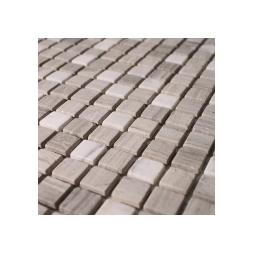 Мозаика Imagine Mosaic Натуральный камень 15х15 серая SMX1154M 30,5х30,5 см