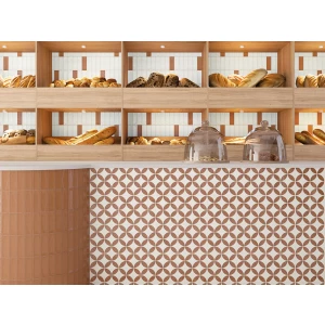 Керамогранит Harmony Peronda Mayari Clay Petals LT матовый коричневый 3386037797 22,3х22,3 см