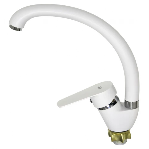 Смеситель для кухонной мойки Viko V-4544 белый