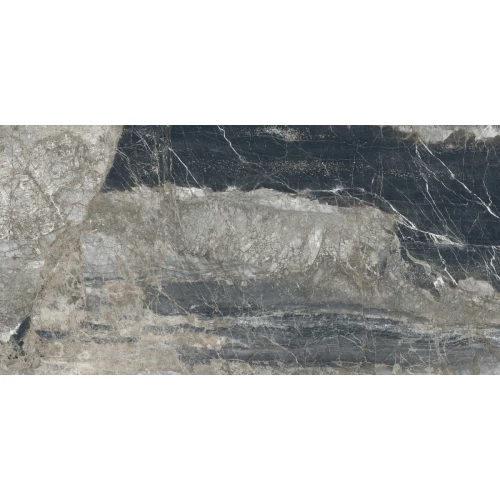 Керамогранит Laparet Lunar Nero матовый+гл.чернила графитовый 160х80 см