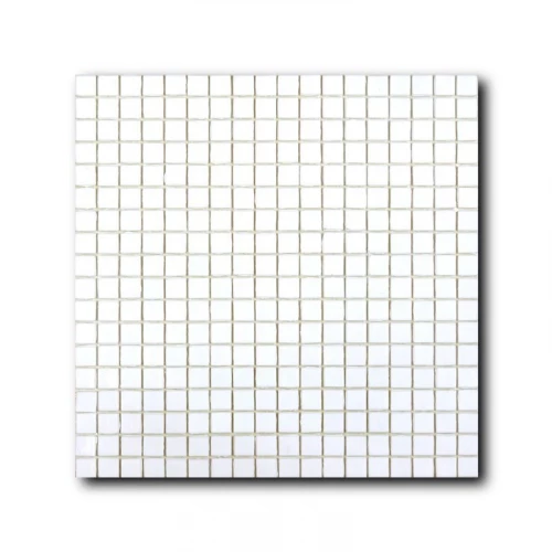 Стеклянная мозаика Art&Natura Classic Glass Bianca 15x15 глянцевая белая bianca 29,5x29,5 см