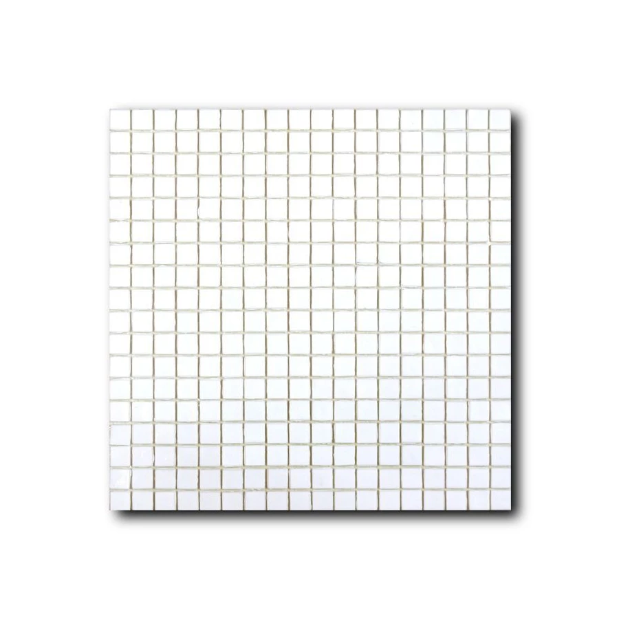 Стеклянная мозаика Art&Natura Classic Glass Bianca 15x15 глянцевая белая bianca 29,5x29,5 см