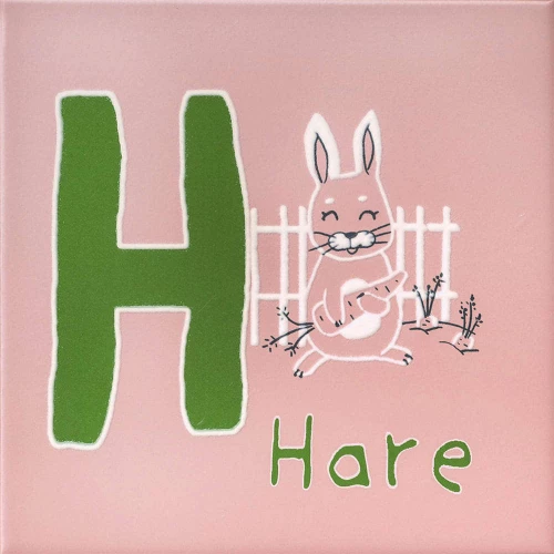 Плитка настенная Kerama Marazzi Зоопарк H Декор матовый розовый OS/A236/5184 20x20 см