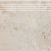 Ступень из керамогранита Kerama Marazzi Про Лаймстоун матовая темно-бежевая DD205420R/GR 60х30 см