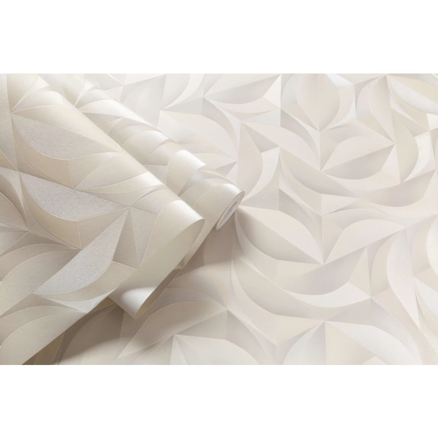 Обои флизелиновые Palitra Home HomeColor Reflect бежевые HC71625-12 1.06х10.05 м