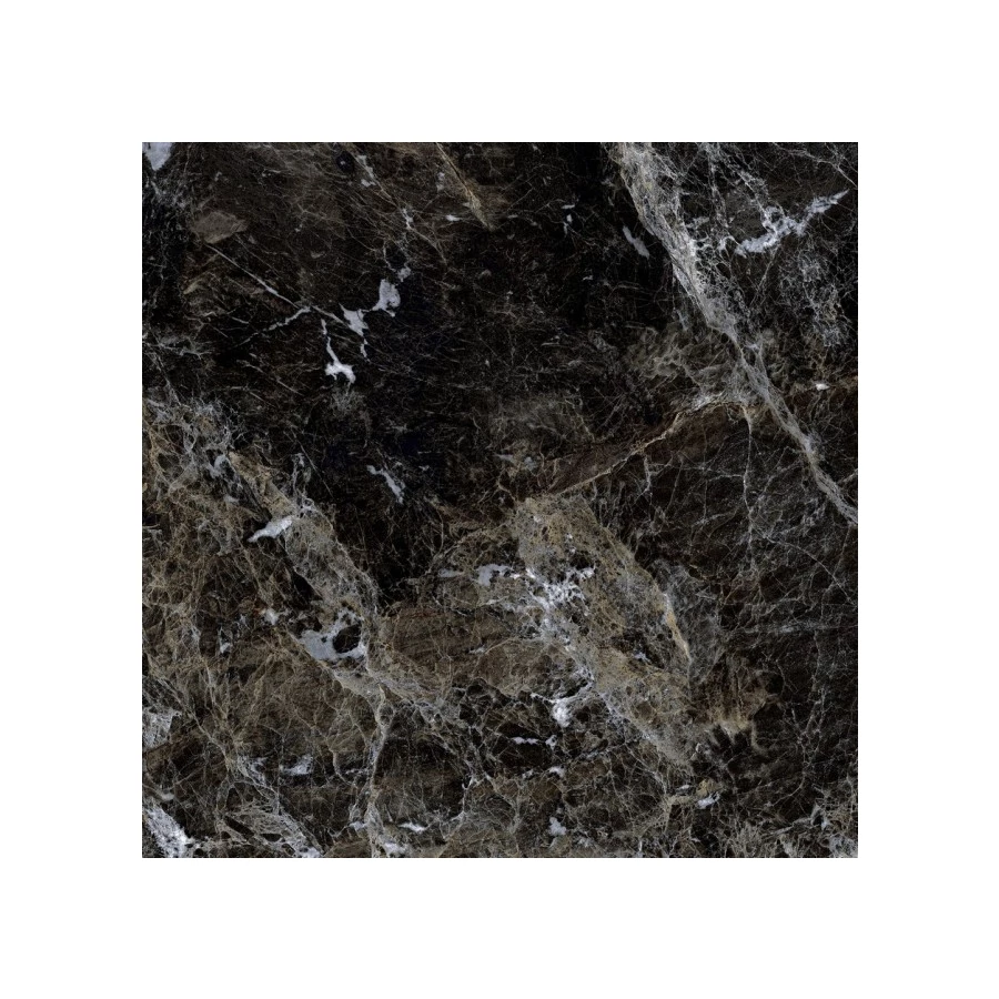 Керамогранит Gresse Simbel carbon Мрамор черно белый матовый GRS05-03M 600*600*10мм 60х60 см