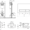Унитаз Lavinia Boho Relfix One Rimless 75110106 (комплект 6 в 1)