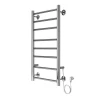 Полотенцесушитель электрический Azario Parma 8 секций тен справа хром AZ10848 40x80 см