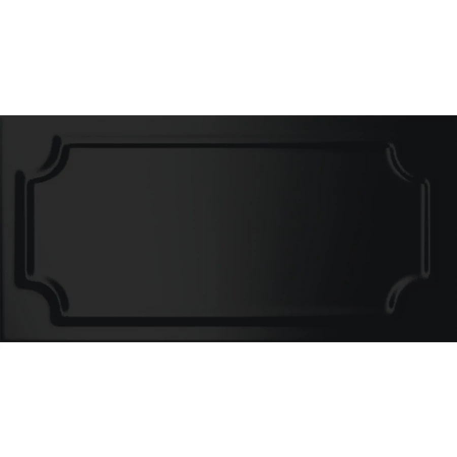 Плитка настенная Mainzu Epoque Negro Brillo PT02959 черный 20х10 см