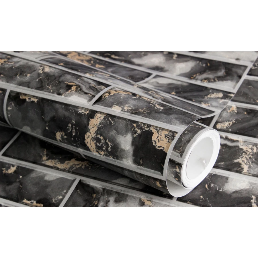 Обои виниловые Аспект Керама серые 10127-42 0,53х1,05 м