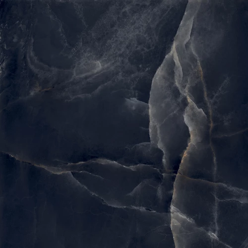 Керамогранит Laparet Interstellar Black полированный чёрный 80х80 см