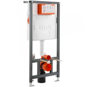 Комплект Vitra Metropole унитаз подвесной безободковый с тонким сиденьем МЛ инсталляция панель смыва матовый хром 9820B003-7201