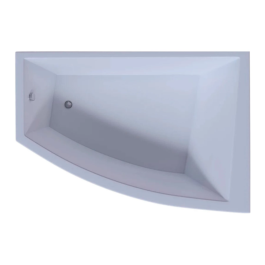 Ванна акриловая Aquatek Оракул правая без гидромассажа ORK180-0000013 180х125 см