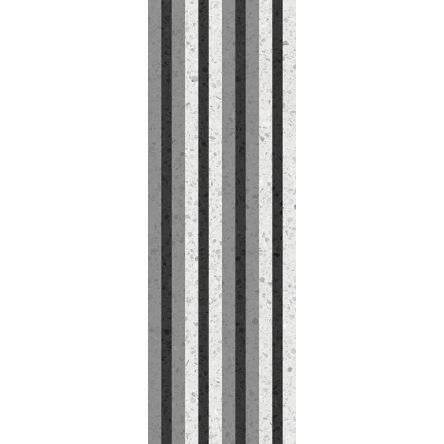 Декор Gracia Ceramica Molle black 02 30х90