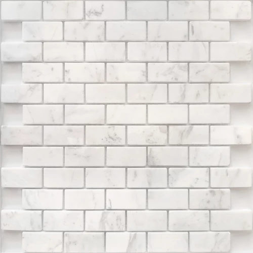 Мозаика из натурального камня Caramelle Pietrine Dolomiti bianco POL 29,8х29,8 см