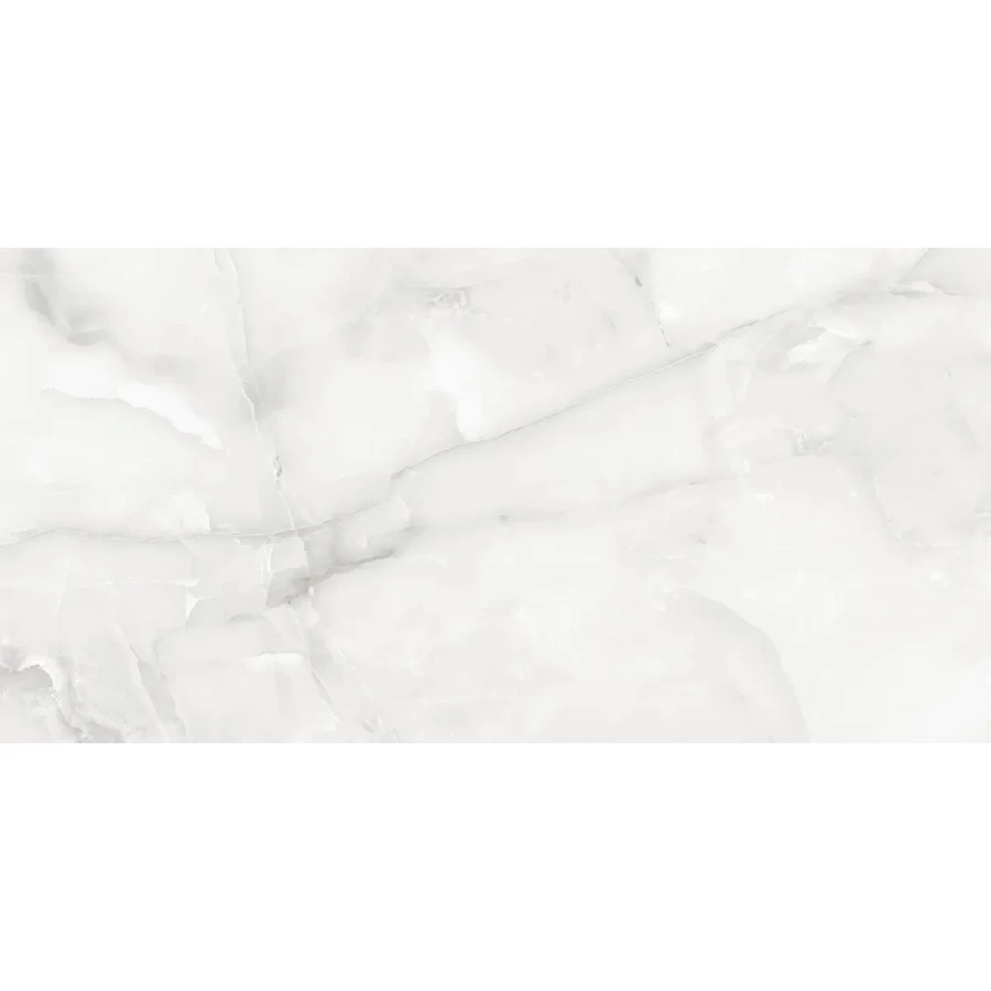 Керамогранит Duna Snow Onyx Ice Satin полуматовый белый RP-238588 120х60 см