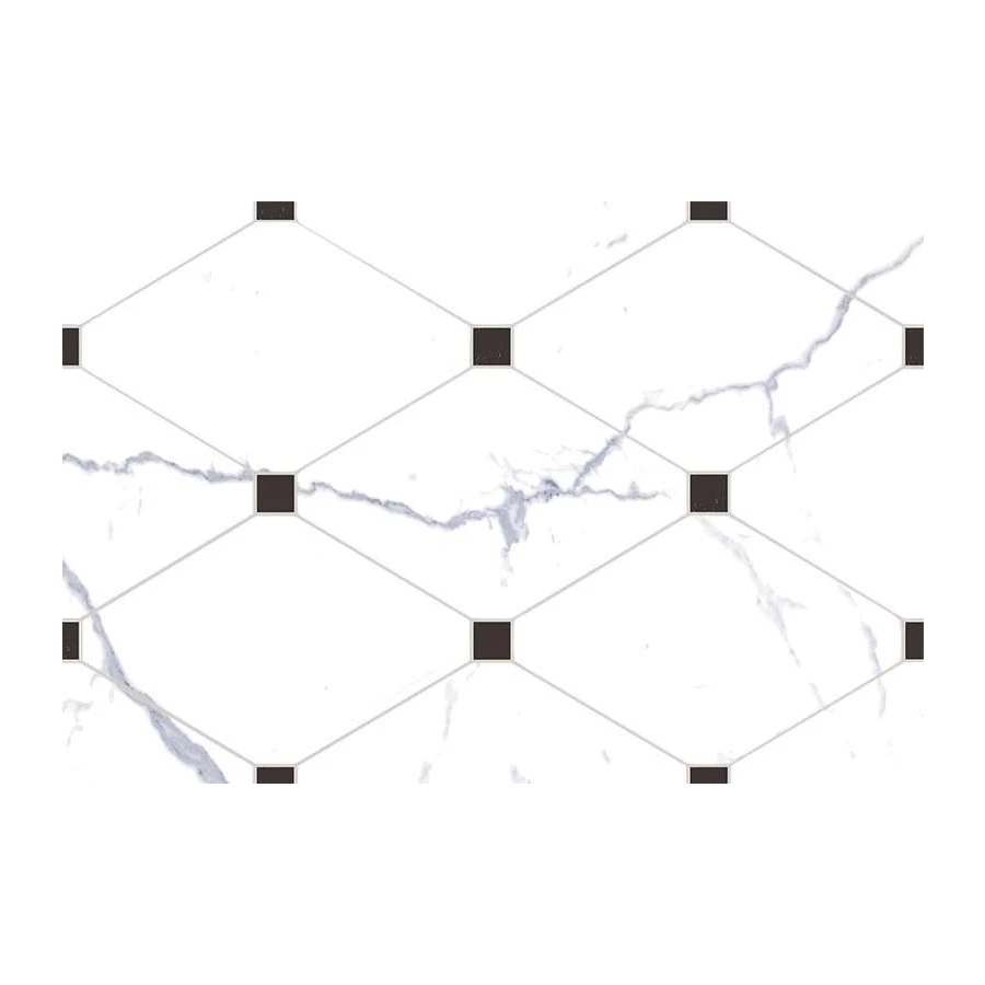 Настенная плитка Eurotile Statuario 9 SR 0305 40х27 см