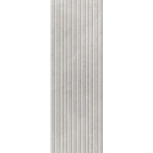 Плитка настенная Kerama Marazzi Низида серый светлый структура обрезной 25х75 см