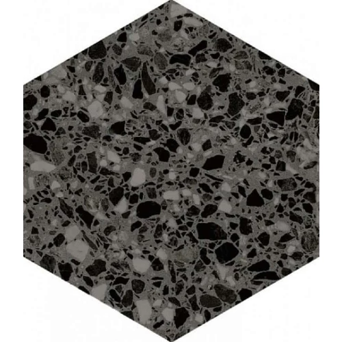Керамогранит WOW Terrazzo Graphite 123381 36,8х32 см