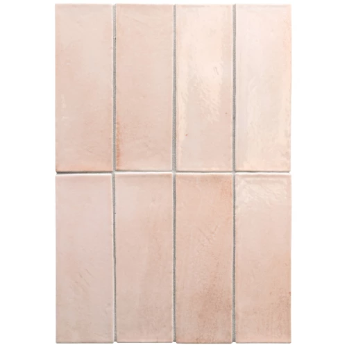 Керамогранит Equipe Мияко Cрыстал Пинк Глосс / Miyako Crystal Pink Gloss глянцевый розовый 32325 15х5 см