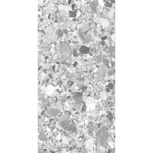 Керамогранит Creanza Terragona Silver Solido матовый с микрогранулами серый SL1004-A 120х60 см