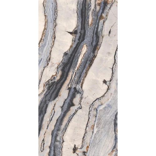 Керамогранит Bluezone Zocati Blue B High Glossy глянцевый синий BZ73135 120х60 см