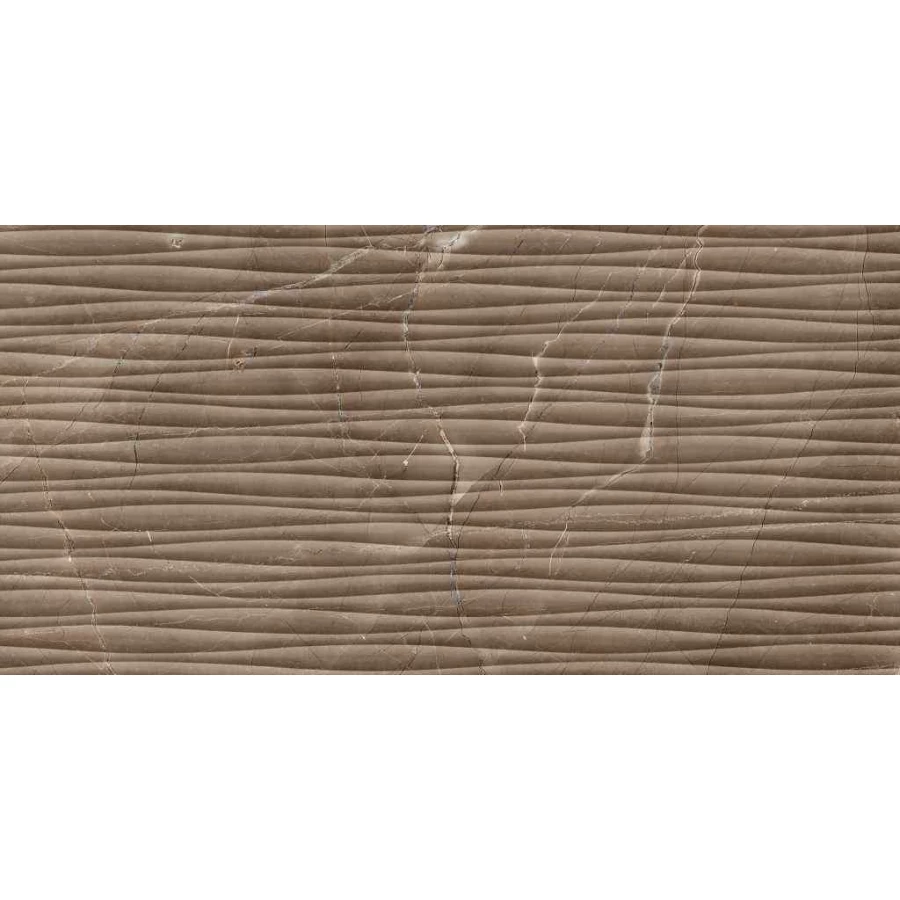 Плитка настенная Cube Mumbai Coffee Waves 60х30 см