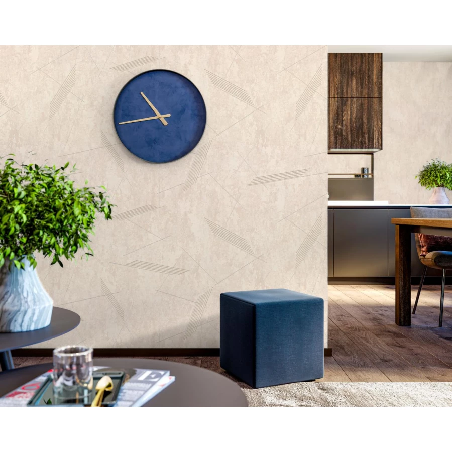 Обои флизелиновые Palitra Life Cross бежевые PL72518-28 1,06х10,05 м