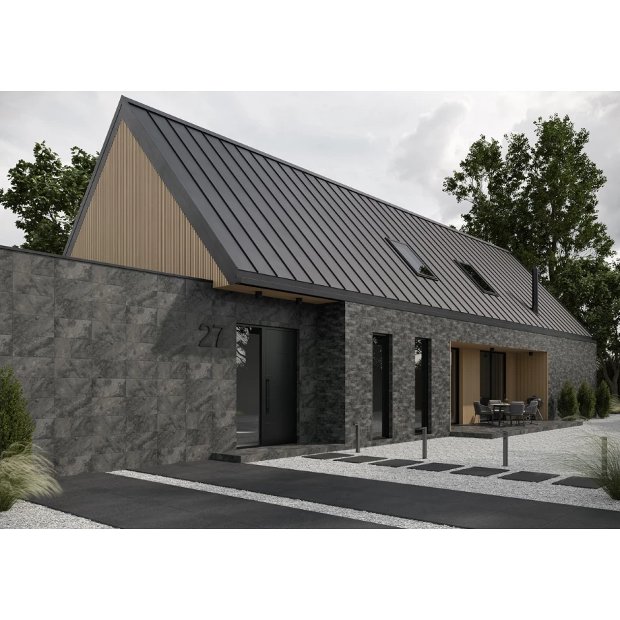 Плитка базовая Ceramika Paradyz Ardis Dark Klinkier Struktura Mat 60х30 см