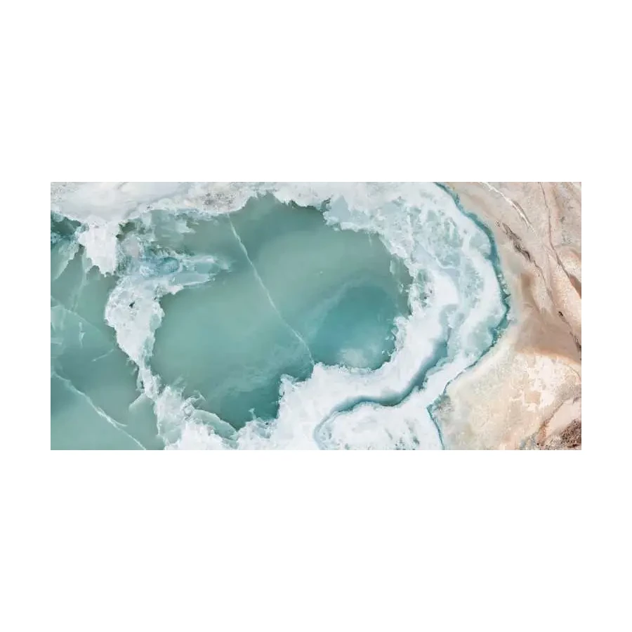 Керамогранит Majorca Tiffany Marea Full Lap глянцевый зеленый Mti00000004FL 120х60 см