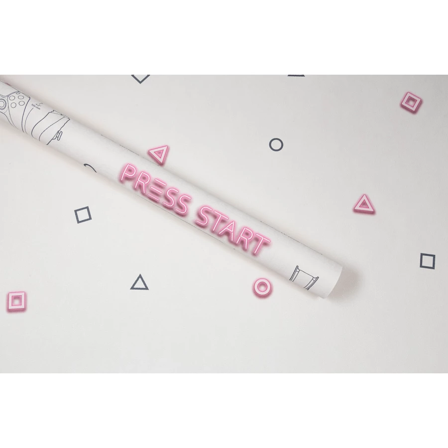 Обои флизелиновые Palitra Home Gamepad HomeColor бежевые HC72158-22 1,06х10,05 м