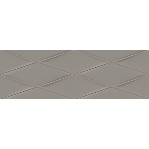 Плитка настенная Cersanit Vegas VGU092 рельеф серый 75x25 см