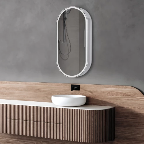 Зеркальный шкаф Abber Kontur с подсветкой AG6339S